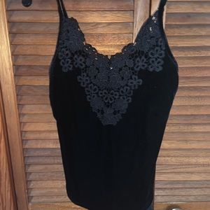 Black Velvet Lace Body Suit